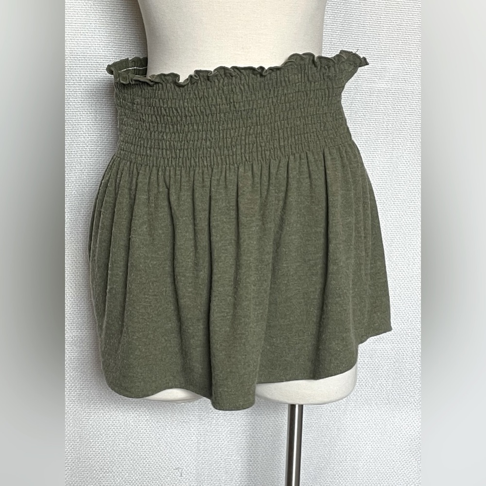 Stark X Shirred mini skirt